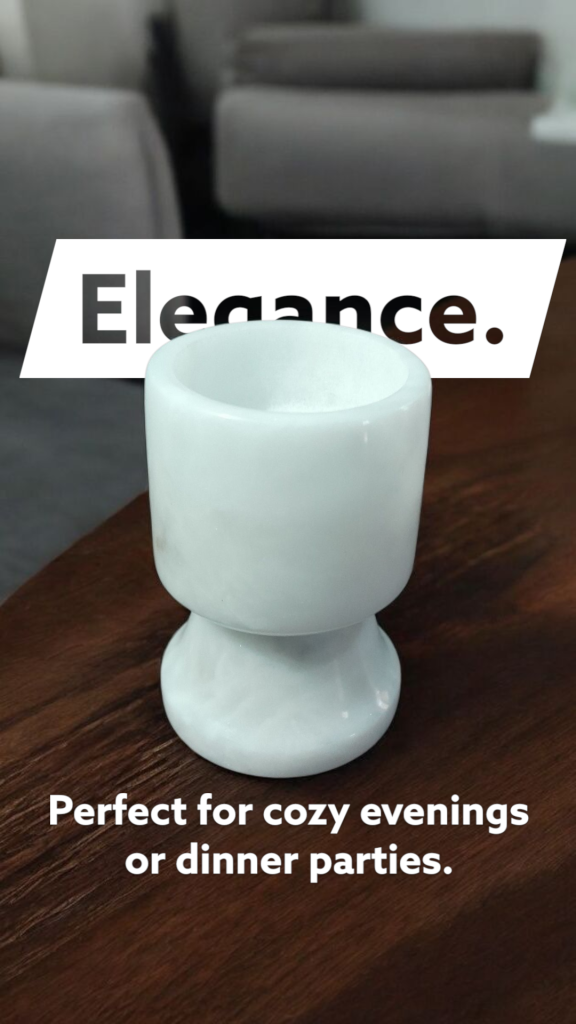 Wine Cup Candle Holder