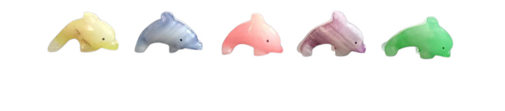 Onyx Colored Dolphin tail Down