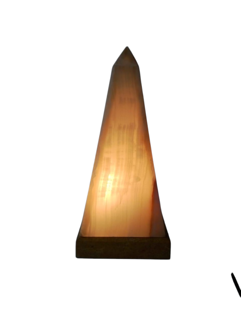 Onyx Obelisk lamp