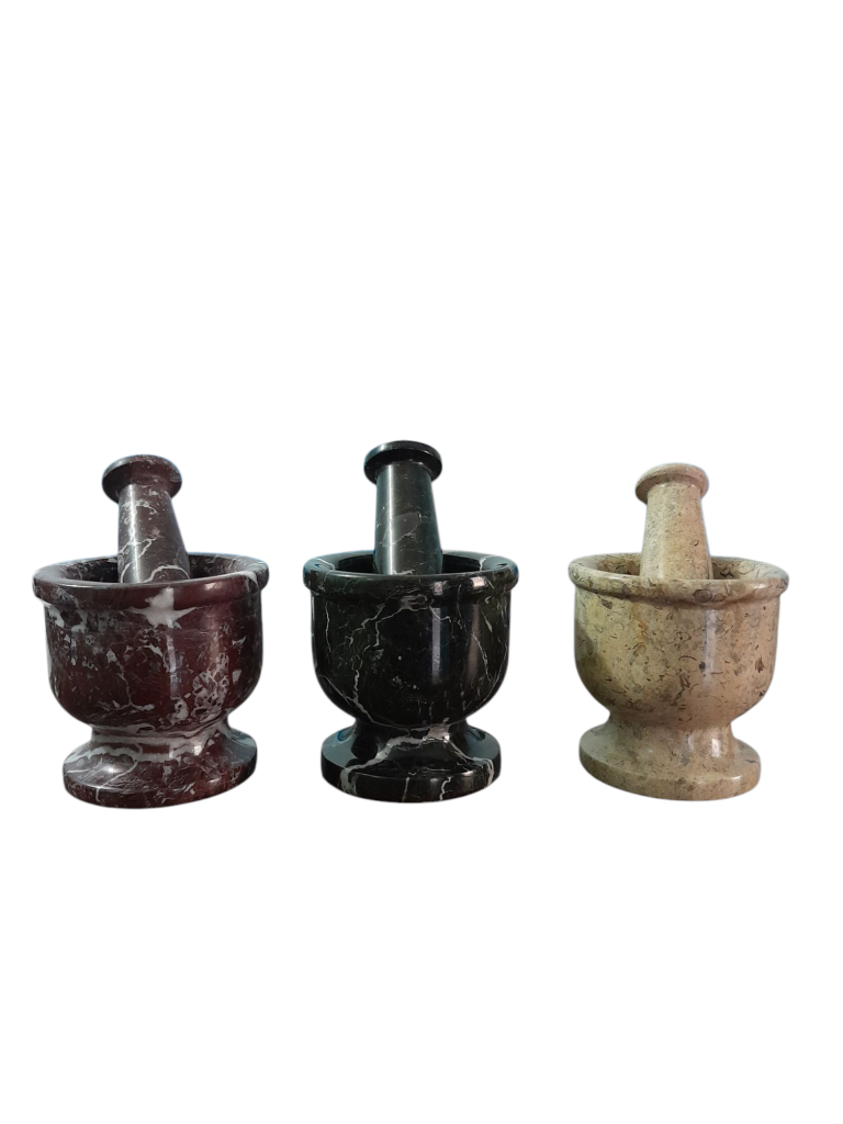 Marble Mortar & Pestle 