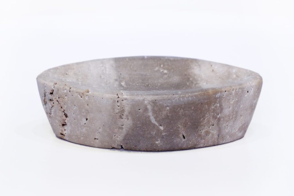 Soap dish Travertine