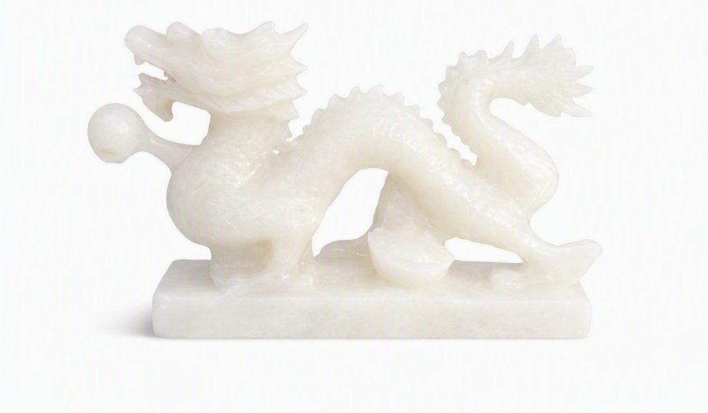 Dragon White Onyx 8"
