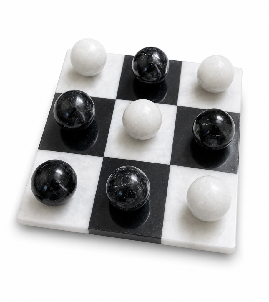 Marble Tictac Black/White