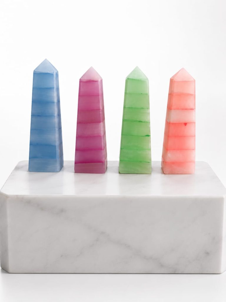 Colored Onyx Obelisk 4"